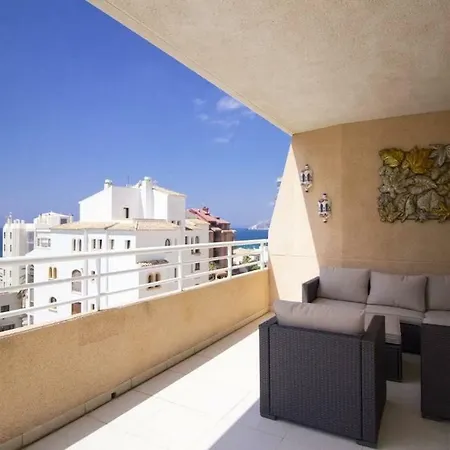 Beautiful Seaside Vasilisa With Sea, Yacht Club & Roch Of Ifach Views In *
